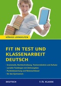 Cover: Fit in Test und Klassenarbeit - Deutsch. 7./8. Klasse Gymnasium - Bange, C