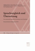 Cover: Sprachvergleich und &Uuml;bersetzung - Narr Francke Attempto