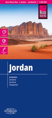 Abbildung von: Reise Know-How Landkarte Jordanien / Jordan (1:400.000) - Reise Know-How Verlag Peter Rump GmbH