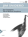 Cover: Jazz Conception Alto & Baritone Saxophone - advance music