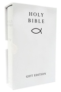 Cover: HOLY BIBLE: King James Version (KJV) White Pocket Gift Edition - Collins