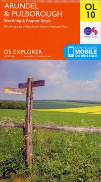 Abbildung von: Arundel & Pulborough, Worthing & Bognor Regis - Ordnance Survey
