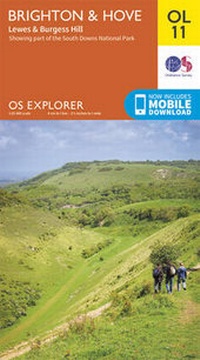 Abbildung von: Brighton & Hove, Lewes & Burgess Hill - Ordnance Survey