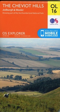Abbildung von: The Cheviot Hills, Jedburgh & Wooler - Ordnance Survey