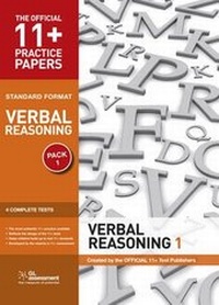 Enlarge image Cover: 11+ Practice Papers, Verbal Reasoning Pack 1, Standard Format - GL Assessment