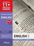 Cover: 11+ Practice Papers English Pack 2 (Multiple Choice) - GL Assessment
