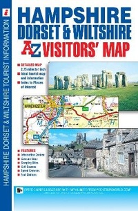 Abbildung von: Hampshire, Dorset and Wiltshire A-Z Visitors' Map - Geographers' A-Z Map Co Ltd