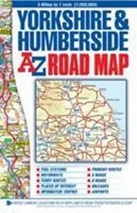 Abbildung von: Yorkshire & Humberside Road Map - Geographers' A-Z Map Co Ltd