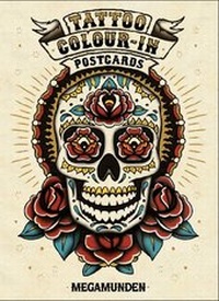 Enlarge image Cover: Tattoo Colour-In Postcards - Laurence King Publishing