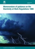 Cover: Memorandum of Guidance on the Electricity at Work Regulations 1989 - HSE Books