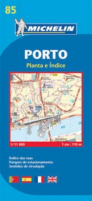 Abbildung von: Porto - Michelin City Plan 85 - Michelin Editions des Voyages