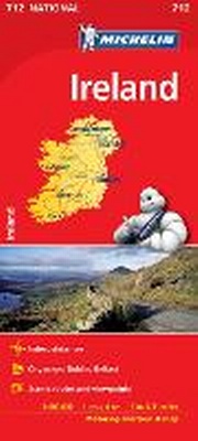 Abbildung von: Ireland - Michelin National Map 712 - Michelin Editions des Voyages