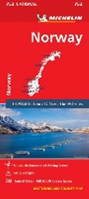 Abbildung von: Norway - Michelin National Map 752 - Michelin Editions des Voyages