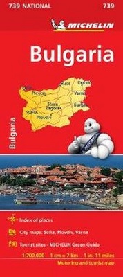 Abbildung von: Bulgaria - Michelin National Map 739 - Michelin Editions des Voyages