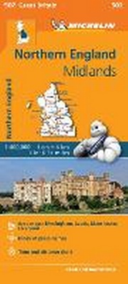 Abbildung von: Northern England - Michelin Regional Map 502 - Michelin Editions des Voyages