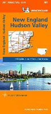 Abbildung von: New England, Hudson Valley - Michelin Regional Map 581 - Michelin Editions des Voyages