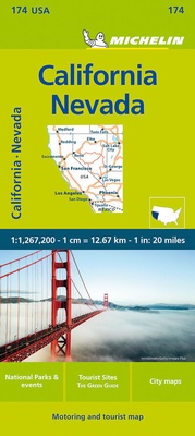 Abbildung von: Michelin Californien Nevada - Michelin Editions des Voyages