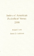 Cover: Index of American Periodical Verse 2000 - Scarecrow Press
