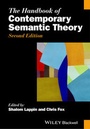 Cover: The Handbook of Contemporary Semantic Theory - Wiley-Blackwell