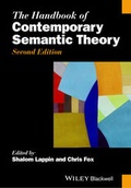 Cover: The Handbook of Contemporary Semantic Theory - Wiley-Blackwell