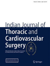 Bild: Indian Journal of Thoracic and Cardiovascular Surgery - Springer