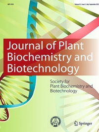 Abbildung von: Journal of Plant Biochemistry and Biotechnology - Springer