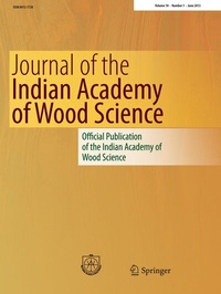 Abbildung von: Journal of the Indian Academy of Wood Science - Springer