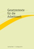 Cover: Gesetzestexte f&uuml;r die Arbeitswelt - ver.di Bildung + Beratung