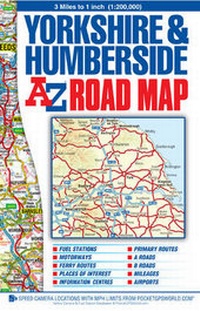 Abbildung von: Yorkshire and Humberside Road Map - Geographers' A-Z Map Co Ltd