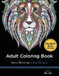 Cover: Adult Coloring Book: Stress Relieving Animal Designs - Blue Star