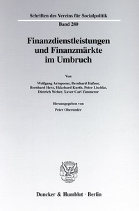 Abbildung von: Finanzdienstleistungen und Finanzmärkte im Umbruch - Duncker & Humblot