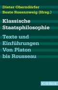 Cover: Klassische Staatsphilosophie - C.H.BECK