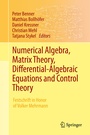 Cover: Numerical Algebra, Matrix Theory, Differential-Algebraic Equations and Control Theory - Springer