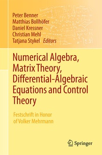 Abbildung von: Numerical Algebra, Matrix Theory, Differential-Algebraic Equations and Control Theory - Springer