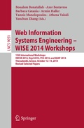 Cover: Web Information Systems Engineering - WISE 2014 Workshops - Springer