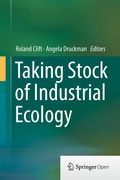 Cover: Taking Stock of Industrial Ecology - Springer