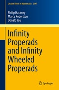 Cover: Infinity Properads and Infinity Wheeled Properads - Springer