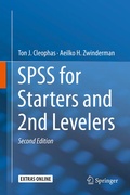 Cover: SPSS for Starters and 2nd Levelers - Springer
