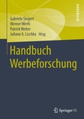 Cover: Handbuch Werbeforschung - Springer VS