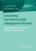 Cover: Entwicklung von Professionalit&auml;t p&auml;dagogischen Personals - Springer VS