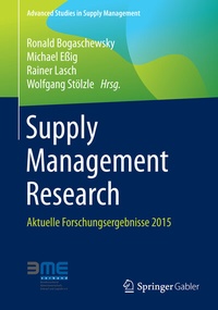 Abbildung von: Supply Management Research - Springer Gabler