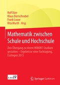Cover: Mathematik zwischen Schule und Hochschule - Springer Spektrum