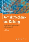 Cover: Kontaktmechanik und Reibung - Springer Vieweg