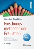 Cover: Forschungsmethoden und Evaluation f&uuml;r Human- und Sozialwissenschaftler - Springer