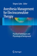 Cover: Anesthesia Management for Electroconvulsive Therapy - Springer