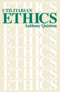 Cover: Utilitarian Ethics - Gerald Duckworth & Co Ltd