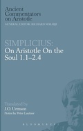Cover: On Aristotle "On the Soul 1 and 2, 1-4" - Bristol Classical Press