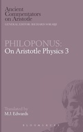 Cover: On Aristotle "Physics 3" - Bristol Classical Press