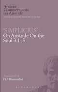 Cover: On Aristotle "On the Soul 3.1-5" - Bristol Classical Press