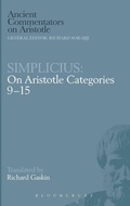 Cover: On Aristotle "On Categories 9-15" - Bristol Classical Press